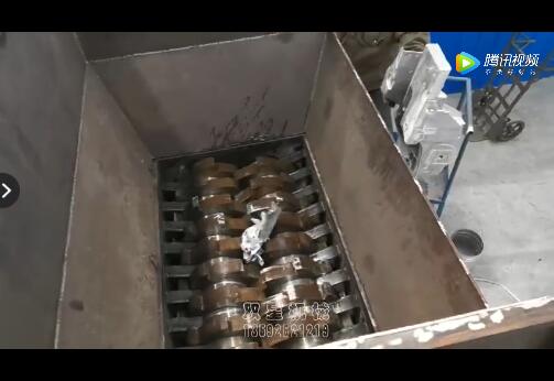 生铝撕碎机视频|生铝铝铸件撕碎机视频