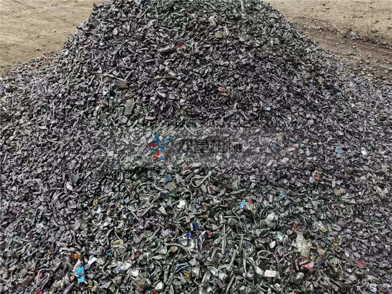 特黄一级黄色高清大片 金属撕碎机生产线油桶撕碎山东现场